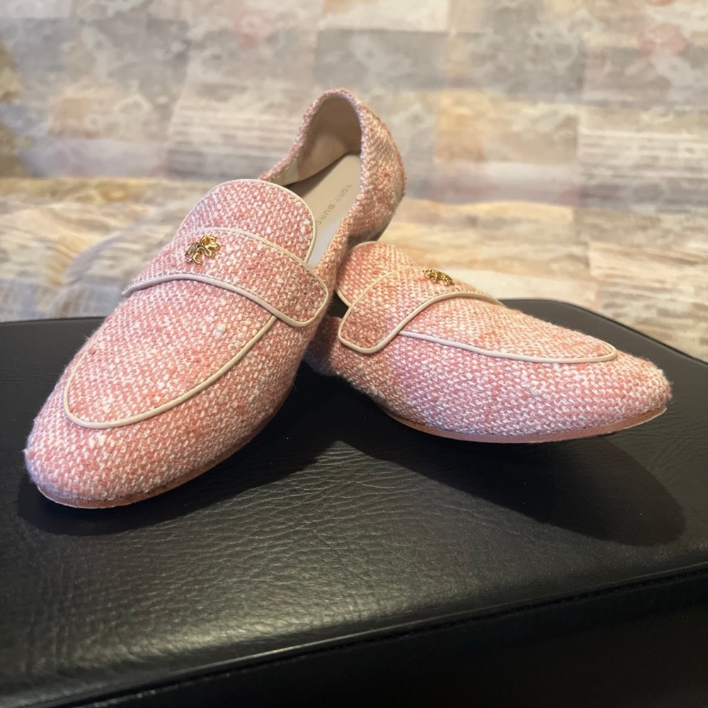 Tory Burch Pink Loafers size 9